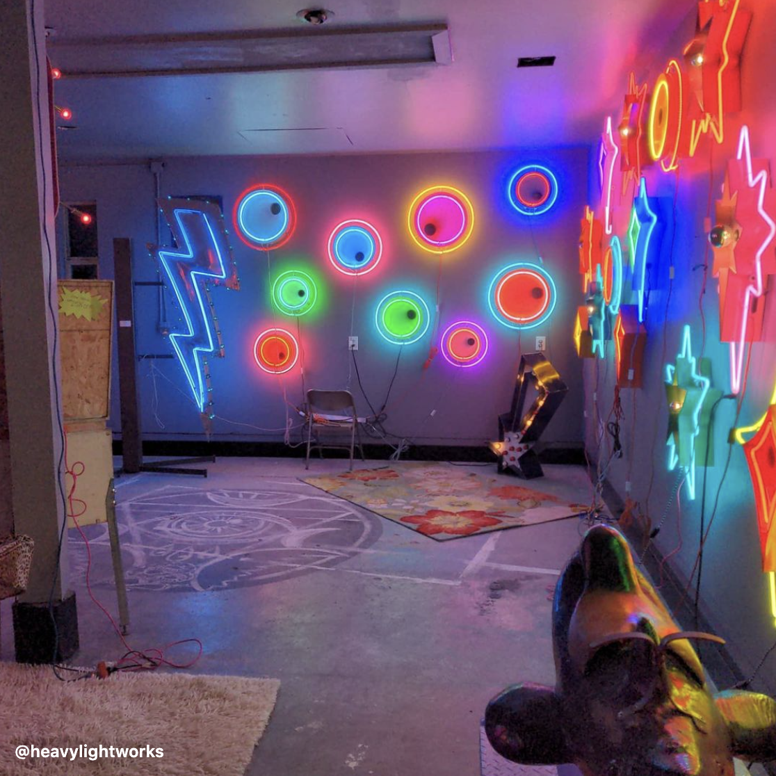 Experience the fun of retro arcade games and neon lights at The Machine SHOP in Langley, Washington - a perfect place to have some quality time with family and friends during your stay at Kindred.